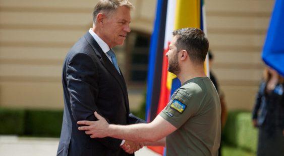 Președintele Ucrainei, Volodimir Zelenski, în vizită oficială în România