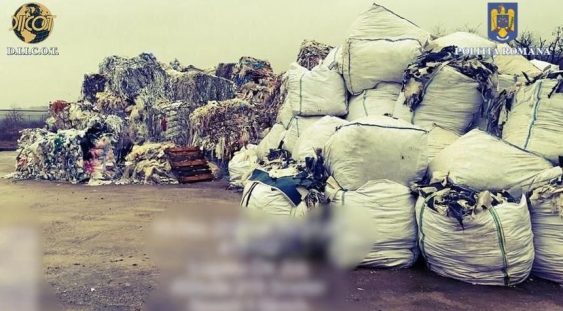Acțiune de amploare a poliției împotriva unui grup infracțional specializat în contrabandă cu deșeuri
