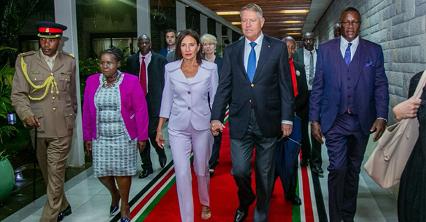 Aeronava de lux a președintelui Iohannis a ajuns în Kenya