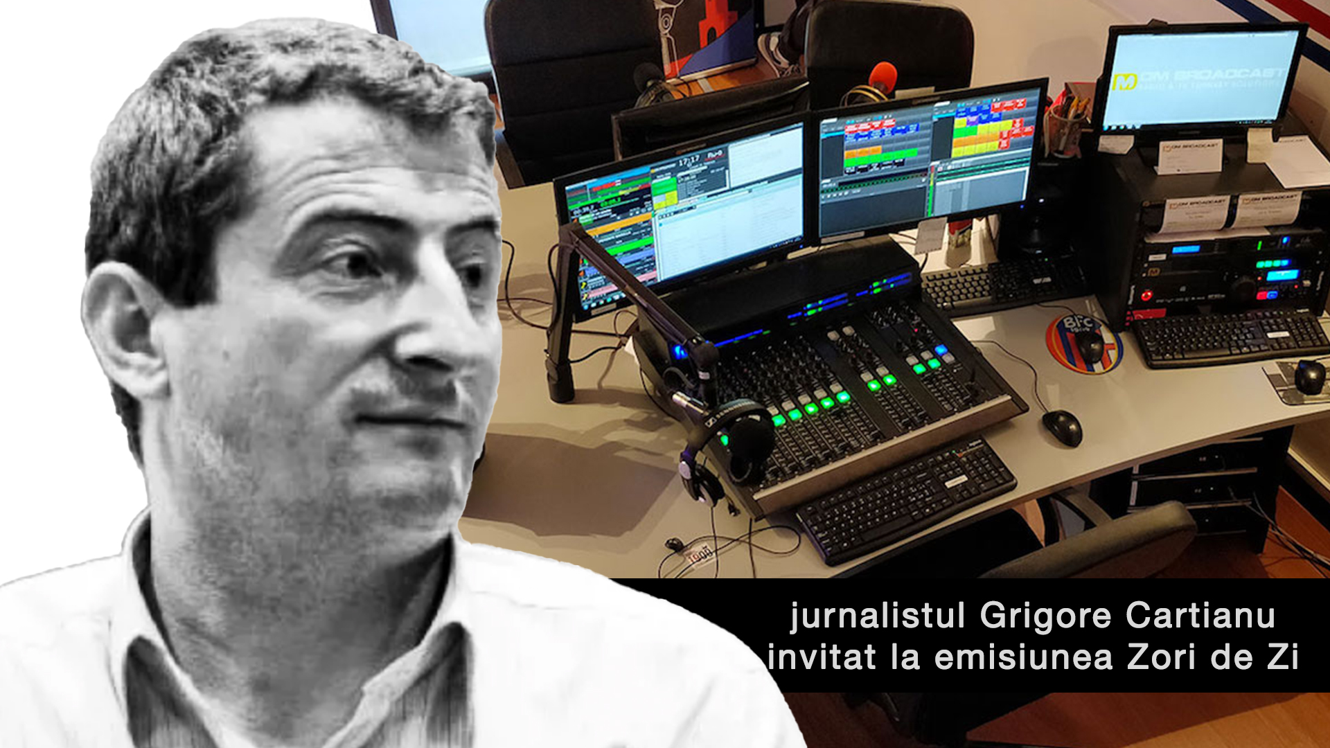 Jurnalistul Grigore Cartianu – invitat la emisiunea „Zori de Zi”