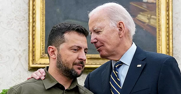 Joe Biden promite lui Zelenski că ajutorul american va ajunge repede în Ucraina