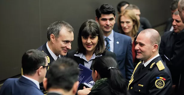 George Tuță, candidatul PNL la Primăria Sectorului 1, fotografiat alături de generalii SRI și Laura Codruța Kovesi
