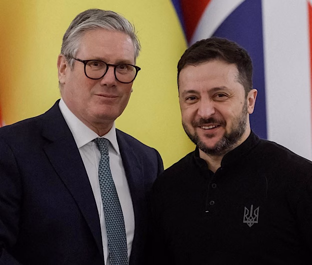 Keir Starmer și Volodimir Zelenski: „Un moment crucial pentru securitatea europeană”