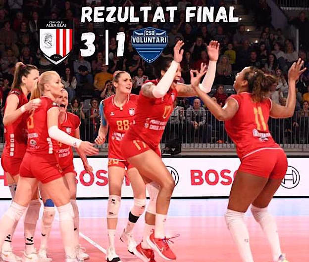 CSM Volei Alba Blaj cucerește pentru a cincea oară Cupa României la volei feminin