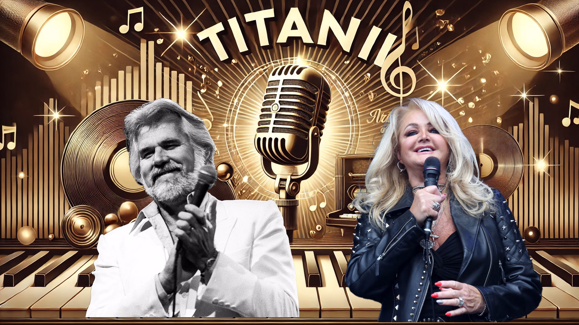 Vineri, 4 aprilie, de la ora 21:00 – Bonnie Tyler și Kenny Rogers la „Titanii”, pe Radio Clasic FM