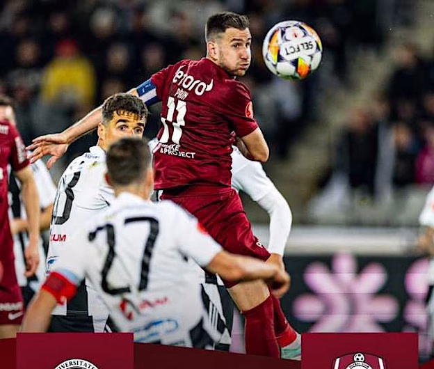 Derby-ul Clujului, câștigat de Universitatea: 1-0 împotriva rivalei CFR, în fața a peste 22.000 de spectatori