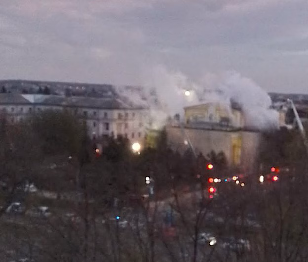 Incendiu de proporții la Teatrul Masca din Capitală. Clădirea era în reabilitare