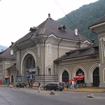 Incendiu la locomotiva unui tren de călători în gara din Sinaia
