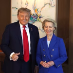 Taxele vamale tensionează relația UE-SUA. Ursula von der Leyen negociază duminică cu Donald Trump în Scoția