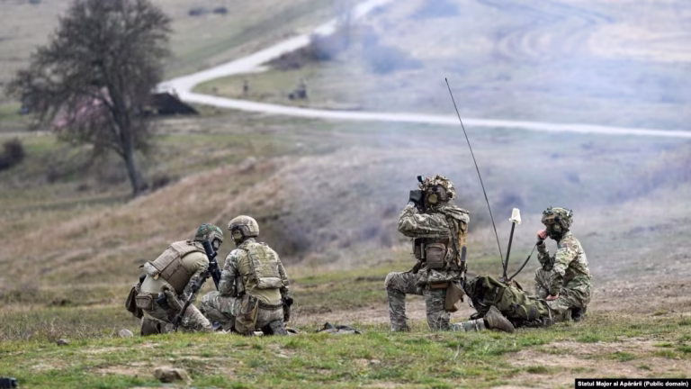 Exercițiu militar în poligoanele din Țara Făgărașului