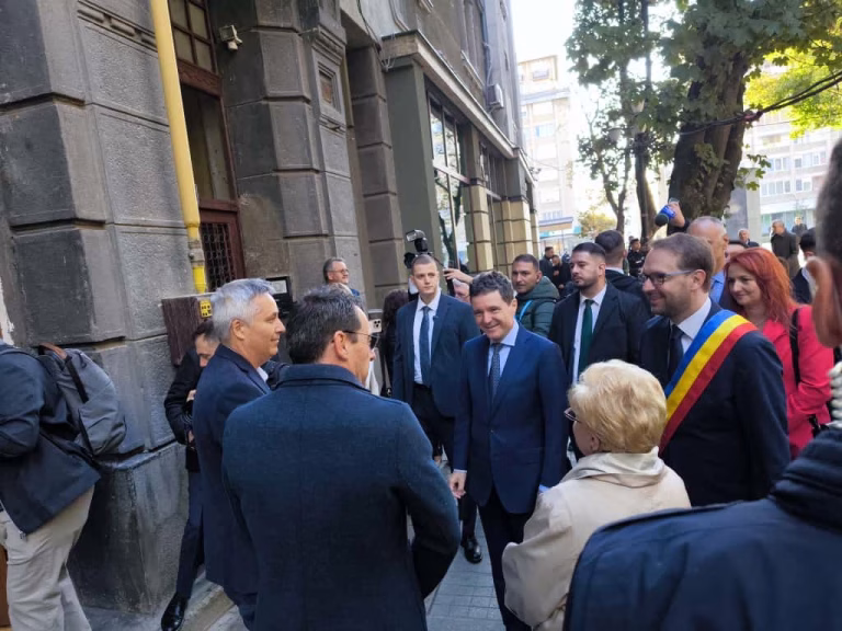 Nicuşor Dan, prima vizită oficială în ţară la Timişoara