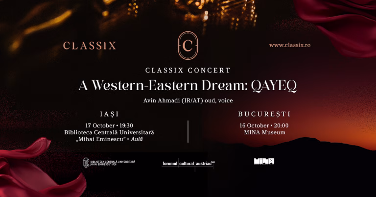 Un vis între Est și Vest: QAYEQ deschide sezonul Classix Concerts