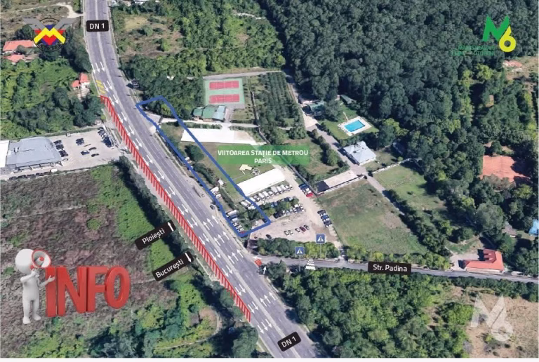 Restricții pe DN1 pentru lucrările la stația de metrou Paris