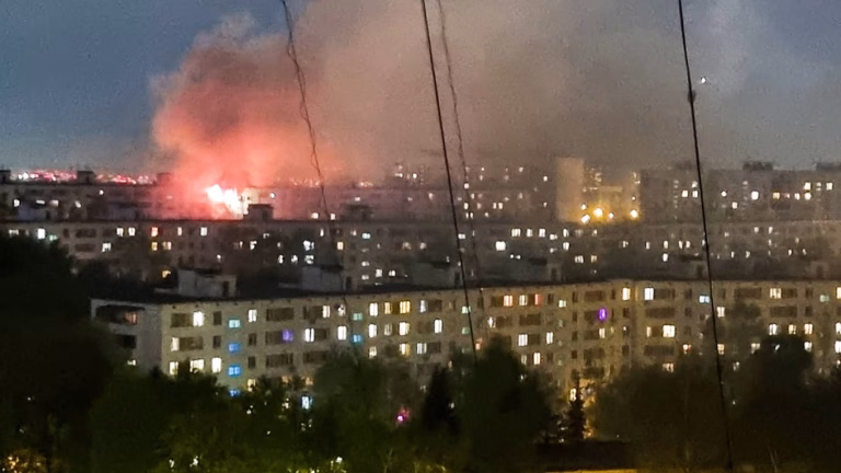 Explozie masivă în regiunea Moscova după atacul Ucrainei