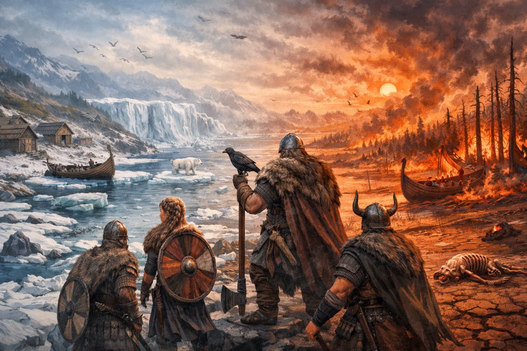 Schimbările climatice medievale: cum au influențat invaziile vikingilor