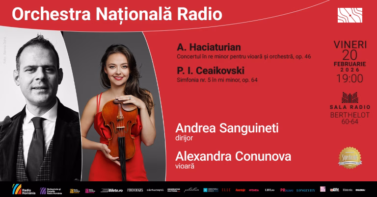 Violonista Alexandra Conunova cântă Haciaturian la Sala Radio