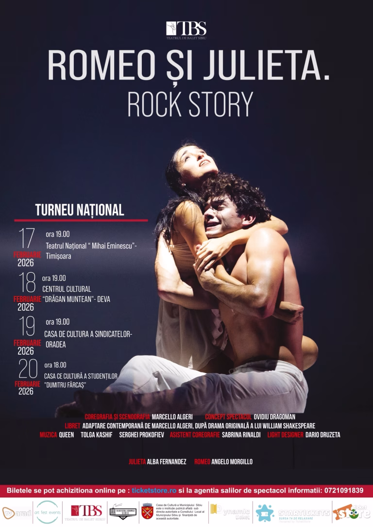 „Romeo și Julieta. Rock Story”, turneu național în 2026