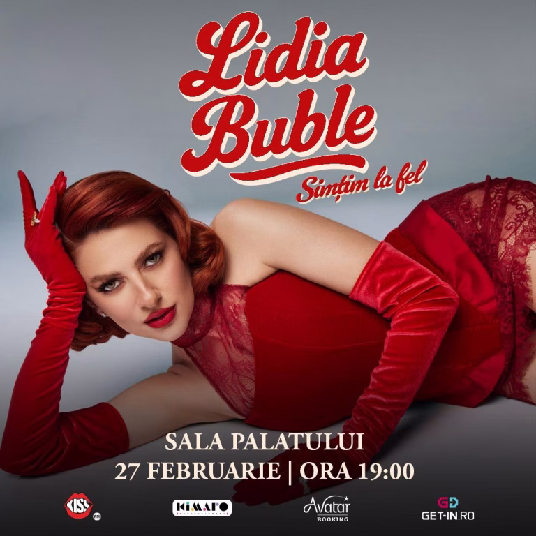 Lidia Buble își va desfășura primul concert la Sala Palatului pe 27 februarie