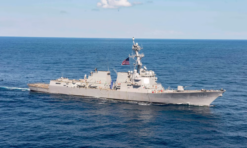 Chukwuemeka E. Oforah, coliziune distrugator, Marea Caraibilor, USNS Supply, USS Truxtun