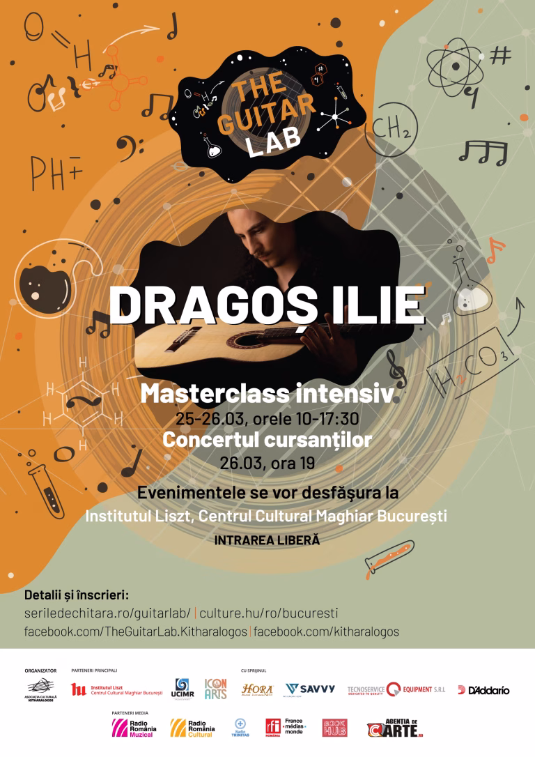Masterclass intensiv şi concert în cadrul proiectului   “The Guitar Lab”