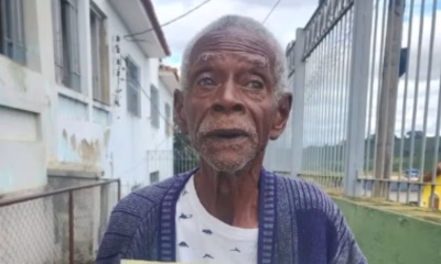 azil din Brazilia, batran om, bea cafea, Luiz Carlos, RankBrasil