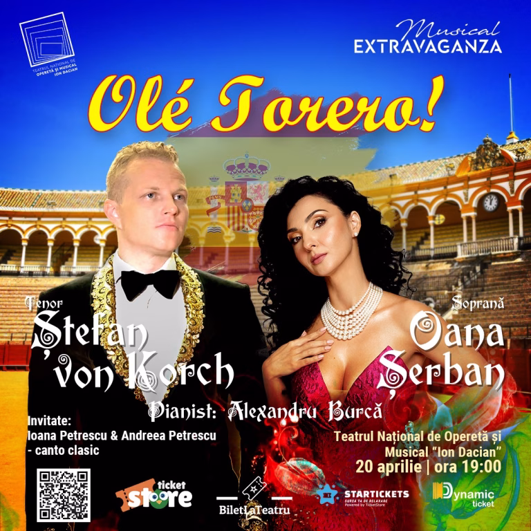 Olé, Torero! Pasiune spaniolă pe scena Operetei