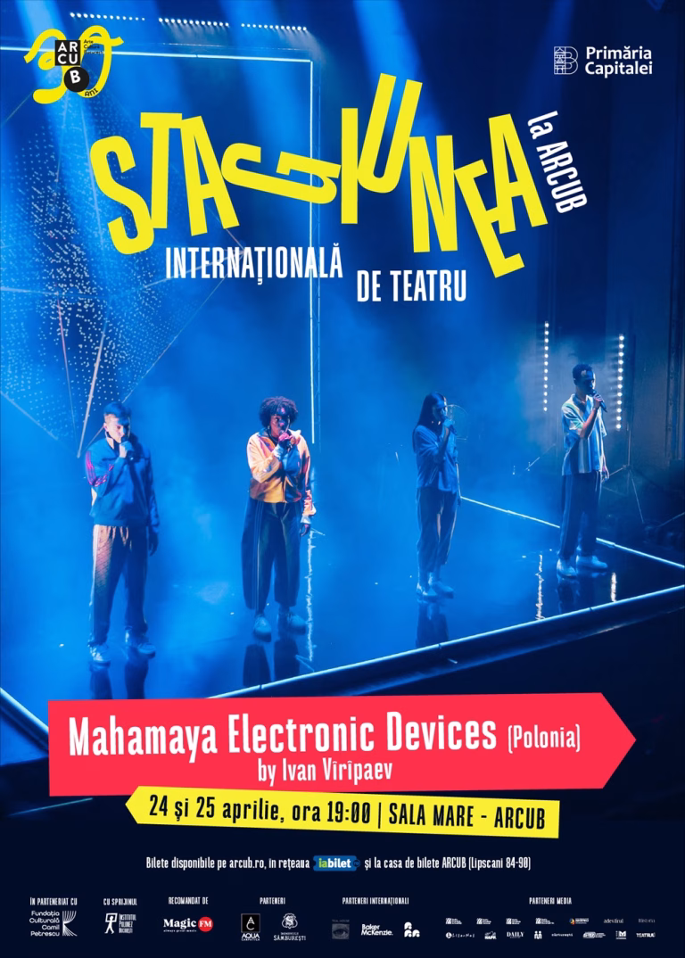 Între iluzie și tehnologie: „Mahamaya Electronic Devices” aduce la ARCUB universul provocator al lui Ivan Vîrîpaev 24 și 25 aprilie, ora 19:00, ARCUB – Sala Mare