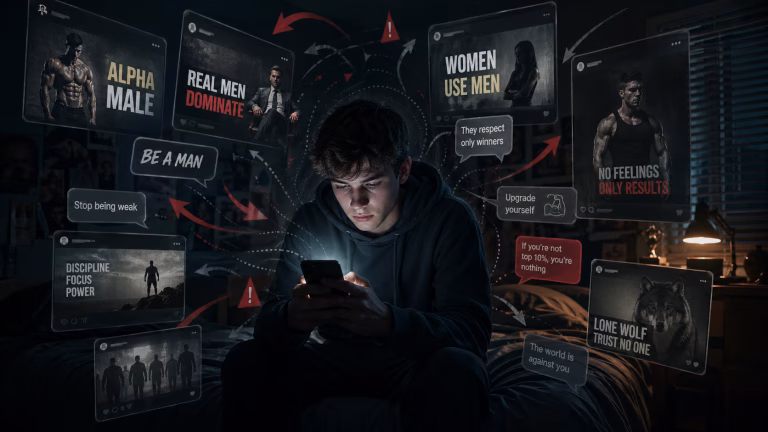 Impactul manosferei asupra adolescenților: Cum influențează masculinitatea toxică băieții tineri