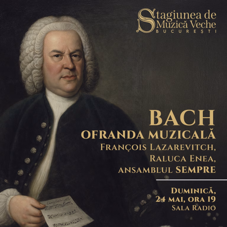 Bach, ca o ofrandă la Sala Radio