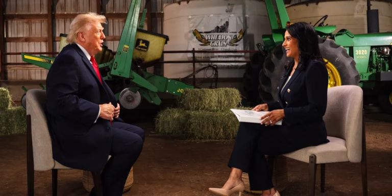 Trump părăsește interviul NBC după ce jignește o jurnalistă