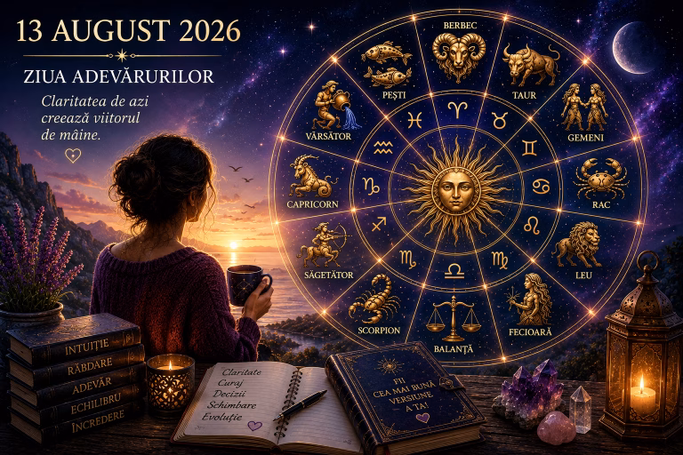 Horoscop 13 august 2026. Ziua adevărurilor