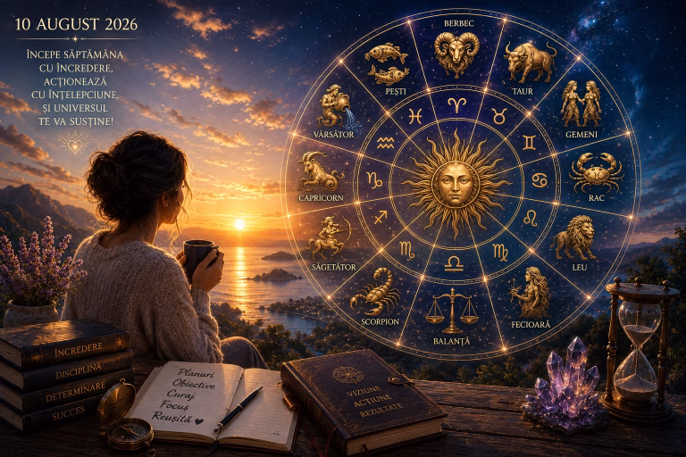 Horoscop 10 august 2026. O zi de luni cu miză mare
