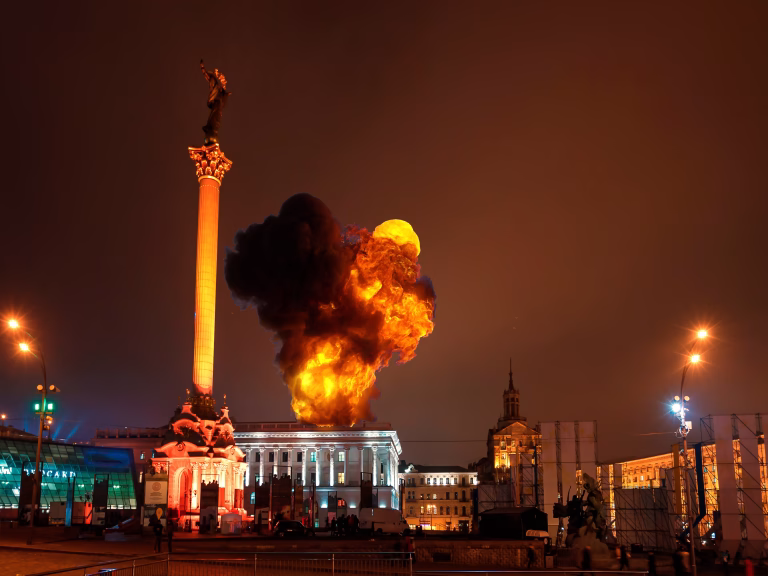 Explozii puternice la Kiev: șapte răniți în Zaporojie