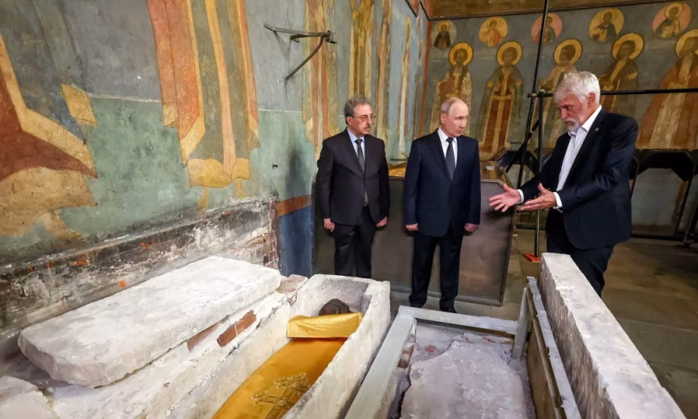 batalia de la Kulikovo, Biserica Ortodoxa Rusa, Dmitri Donskoi, relicva religioasa, Vladimir Putin
