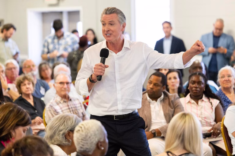 Gavin Newsom nu va candida dacă Kamala Harris se înscrie