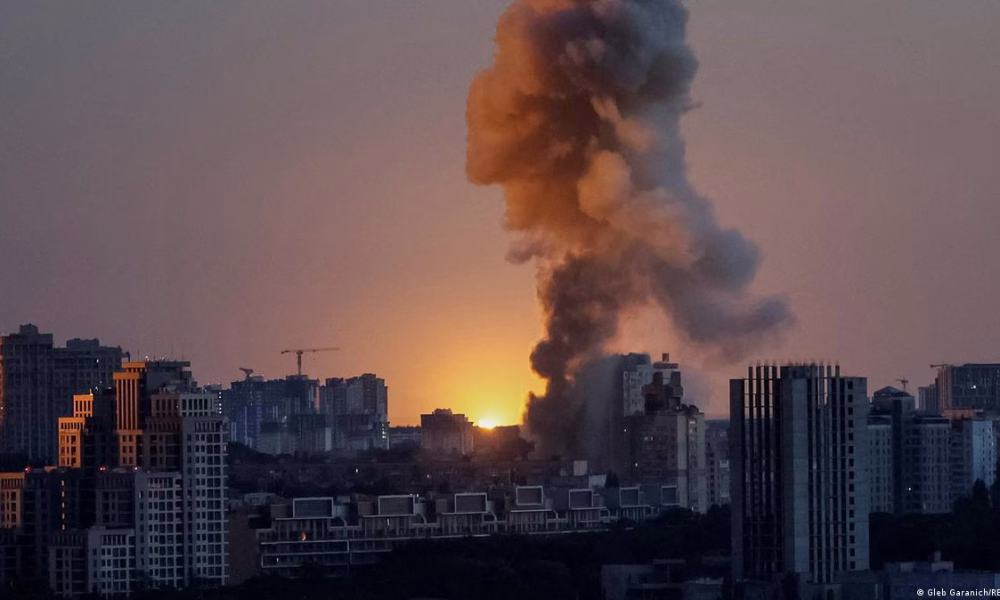 Explozii puternice la Kiev în timpul unei alerte de rachete