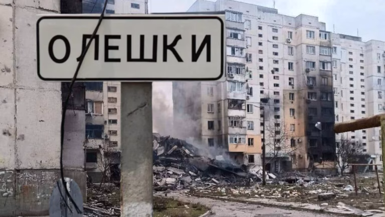 catastrofă umanitară, criză umanitară, locuitori Oleșkî, Oleșkî, oraș ocupat de ruși