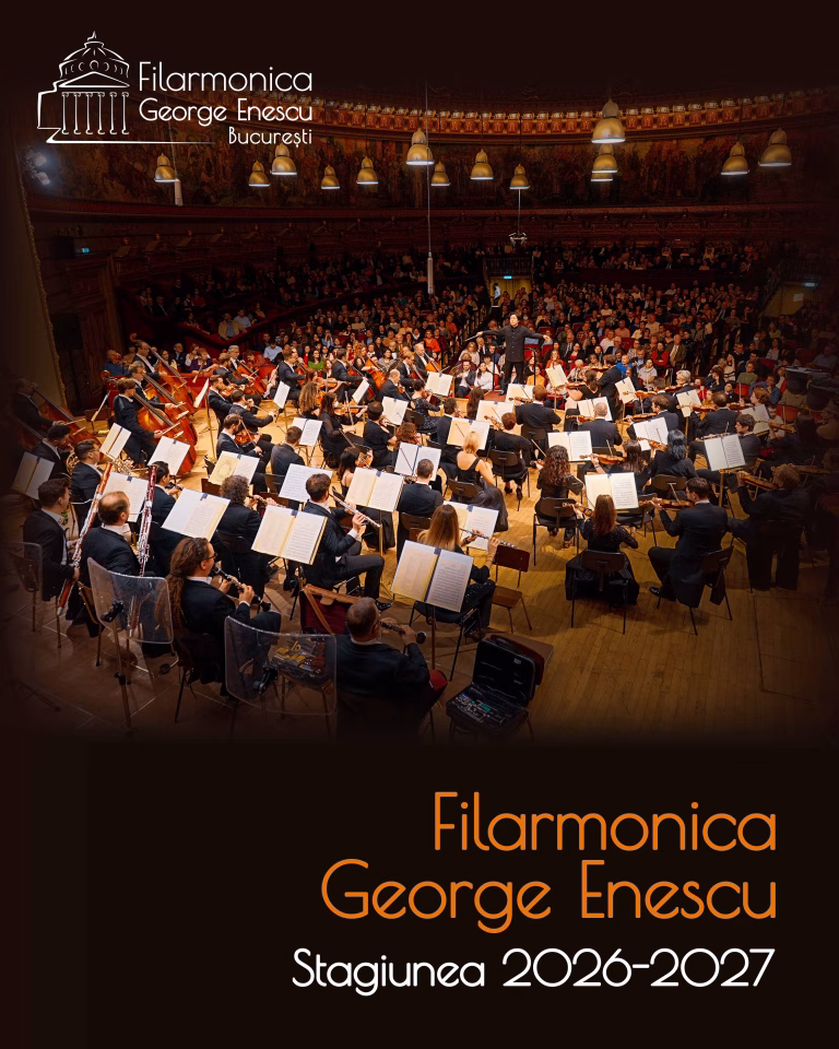 Marți, 15 septembrie, Filarmonica George Enescu pune în vânzare biletele pentru concertele din Stagiunea Simfonică 2026-2027