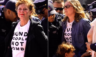 Susan Sarandon, reținută la protestul anti-Netanyahu din New York
