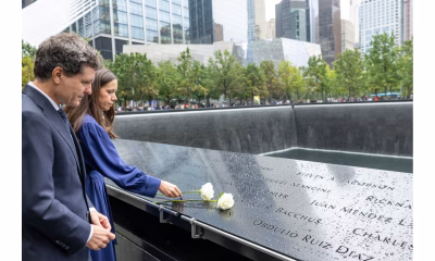 Nicușor Dan și Mirabela Grădinaru omagiază victimele 9/11 în SUA