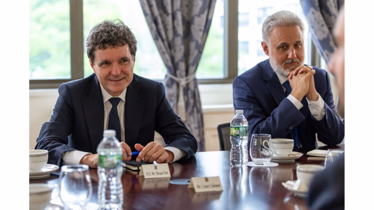 Nicușor Dan vorbește despre reforma ONU la New York