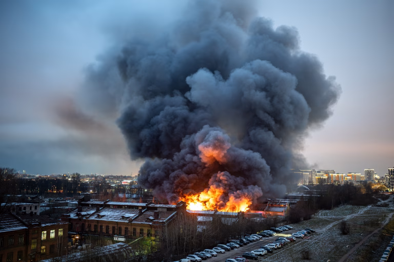 Incendiu devastator la un depozit de arme în Bulgaria