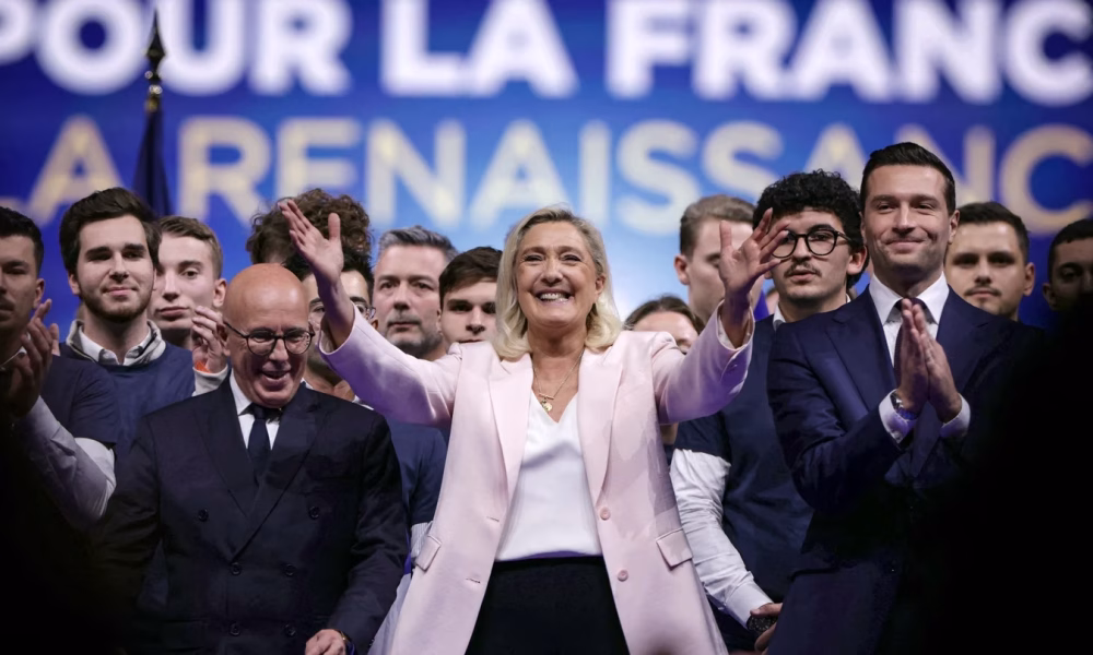 Le Pen promite guvern de uniune națională condus de Bardella