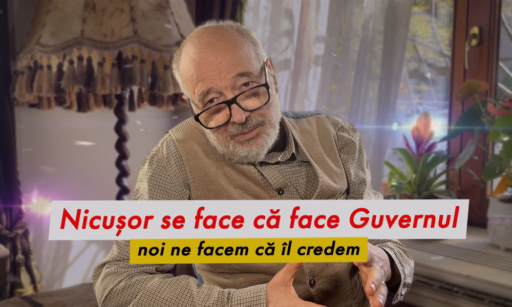 Stelian Tănase: „Nicușor Dan se face că face Guvernul, noi ne facem că îl credem”