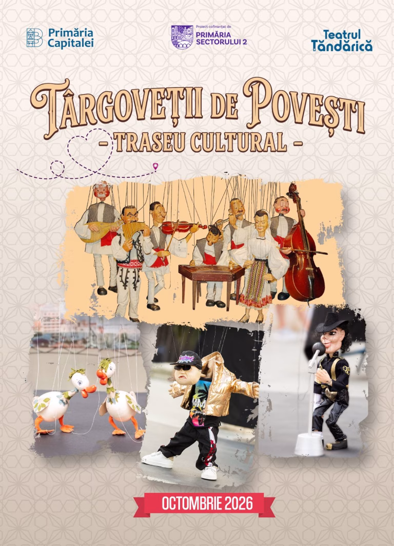 Piața Obor, spectacole interactive, teatru de animație, teatrul Țăndărică, traseu cultural