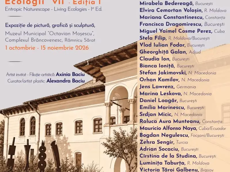 Expoziția „Peisaje entropice – Ecologii vii”