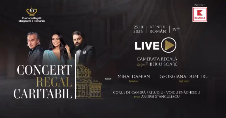 Concertul Regal Caritabil la Ateneul Român