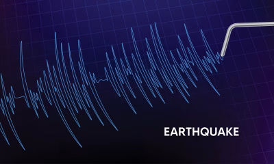 Digital,Earthquake,Seismograph,Wave,Background,Representing,Seismic,Activity,Monitoring,And
